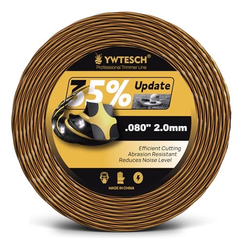 Ywtesch 0.080" 280-Foot Replacement Trimmer Line: $8.07 Ywtesch 0.080" 280-Foot Replacement Trimmer Line: $8.07