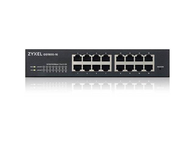 Zyxel 16-Port Gigabit Smart Managed Switch: $135.69