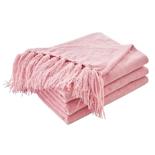 CozeCube 50"x60" Chenille Fringe Throw Blanket: $25.49 CozeCube 50"x60" Chenille Fringe Throw Blanket: $25.49