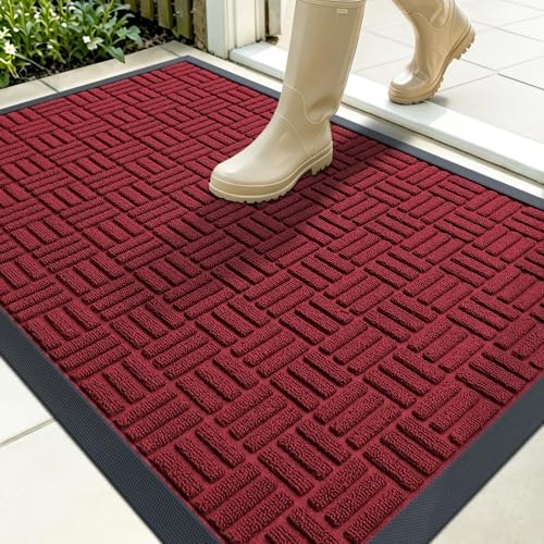 Olanly 35x23-inch Heavy-Duty Rubber Doormat: $44.97