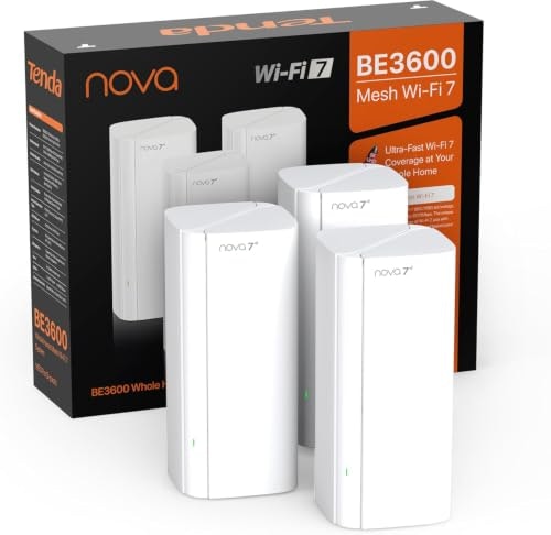 Tenda ME3 Pro BE3600 Dual-Band WiFi 7 Mesh System 3-Pack: $164.99