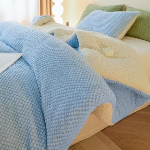 Llancl 3-Piece Queen Jacquard Sherpa Comforter Set: $80.74 Llancl 3-Piece Queen Jacquard Sherpa Comforter Set: $80.74