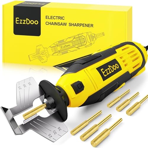 EzzDoo Electric Chainsaw Sharpener Kit 6-Pack: $36.99