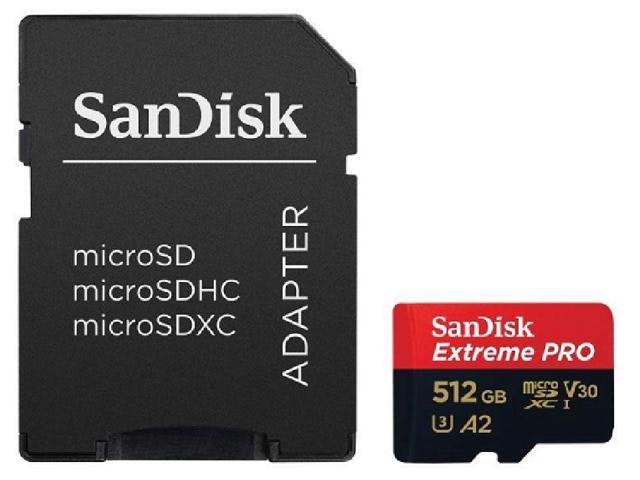 SanDisk 512GB Extreme Pro microSDXC UHS-I Memory Card: $179.95