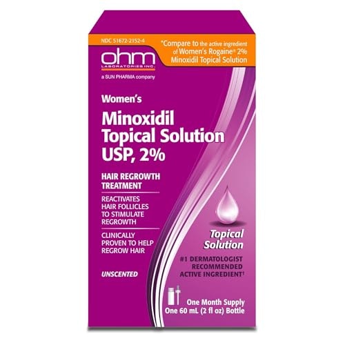 Minoxidil 2% Women's Hair Regrowth Topical Solution: $6.79