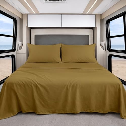 Shreem Linen 4-Piece Microfiber RV Sheet Set: $16.23 Shreem Linen 4-Piece Microfiber RV Sheet Set: $16.23