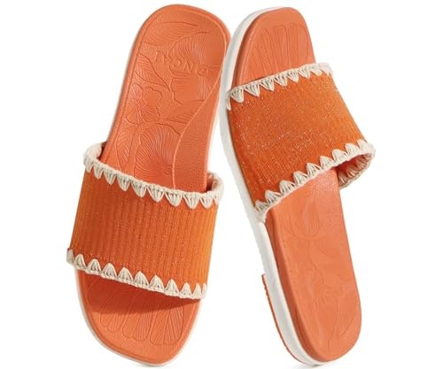 Oncai Women's Flat Slide Sandals: $24.69 Oncai Women's Flat Slide Sandals: $24.69