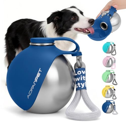 Aofanpet 10oz Portable Stainless Steel Dog Water Bottle: $17.38 Aofanpet 10oz Portable Stainless Steel Dog Water Bottle: $17.38
