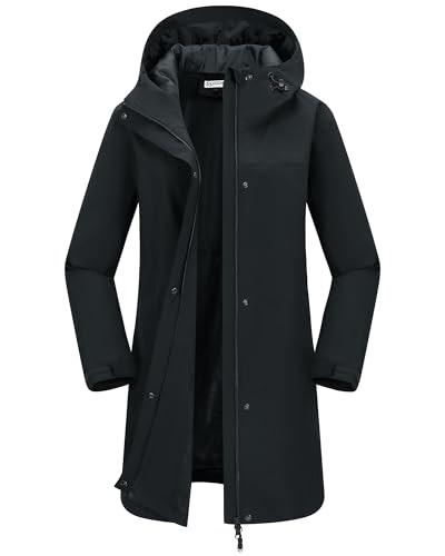 33,000ft Women's Waterproof Long Hooded Rain Jacket: $55.99 33,000ft Women's Waterproof Long Hooded Rain Jacket: $55.99