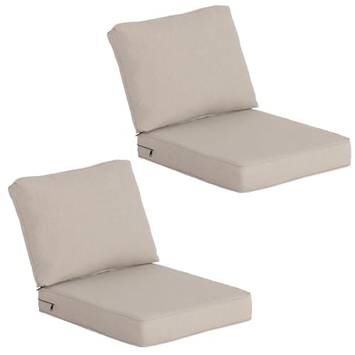 Cozyvida 24" x 27.5" Outdoor Deep Seat Cushion 2-Pack: $116.79 Cozyvida 24" x 27.5" Outdoor Deep Seat Cushion 2-Pack: $116.79
