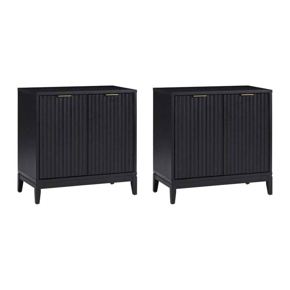 Nathan James Jasper Wood Fluted Console Table 2-Pack: $699.99 Nathan James Jasper Wood Fluted Console Table 2-Pack: $699.99