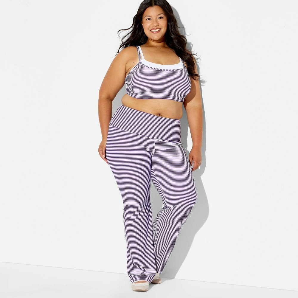 JoyLab Women's Foldover Mini Flare Leggings 4X: $30 JoyLab Women's Foldover Mini Flare Leggings 4X: $30