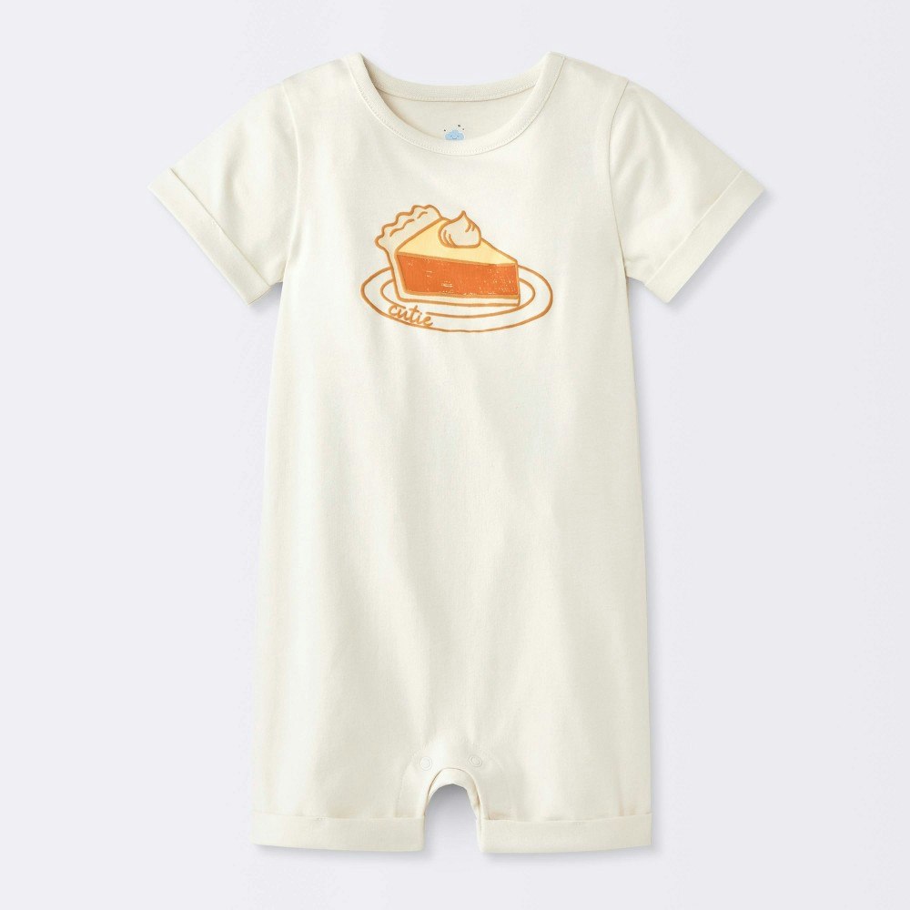 Cloud Island Newborn Pumpkin Pie Jersey Romper: $8