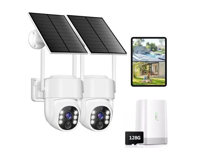 Picturesky 4MP Solar Security Camera System 2-Pack: $159.59