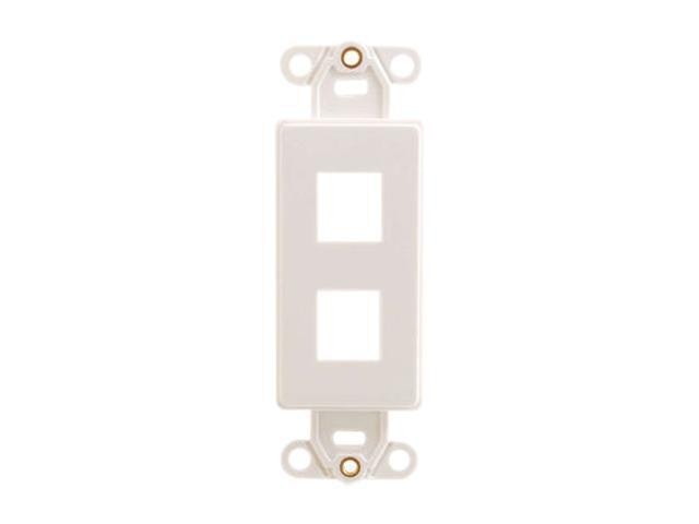 C2G 2-Port Keystone Wall Plate: $6.85