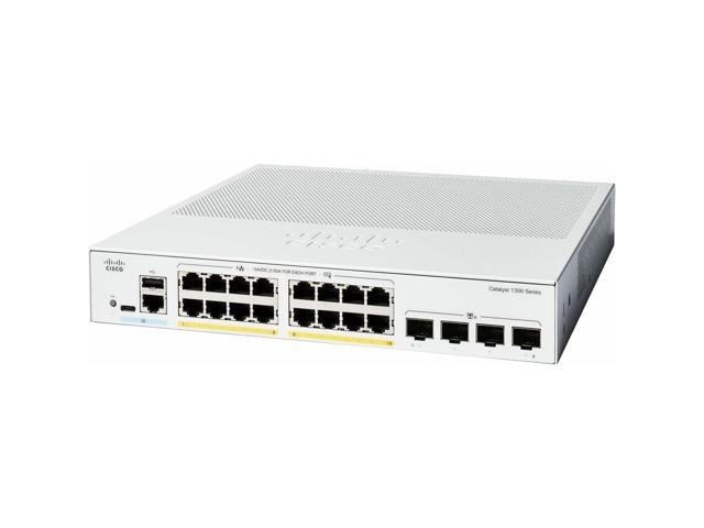 Cisco Catalyst C1300-16P-4X 16-Port Managed Ethernet Switch: $792.99