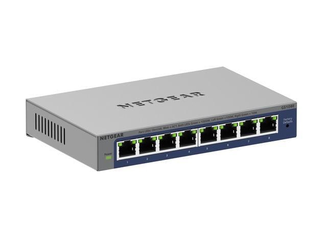 Netgear GS108E 8-Port Gigabit Ethernet Switch: $59.99