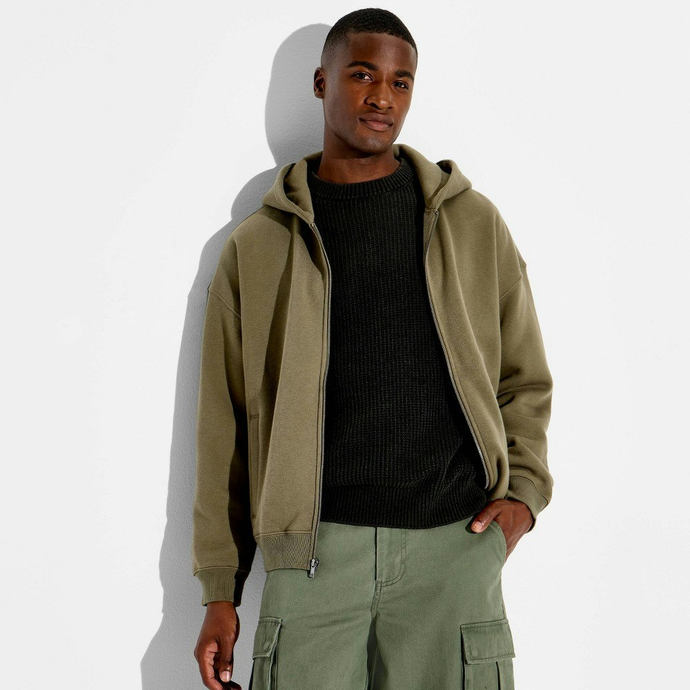 Men's Full Zip Hooded Sweatshirt: $40