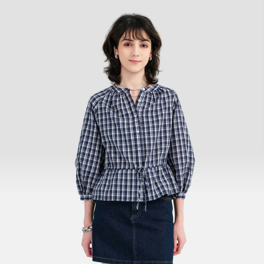 Universal Thread Women's 3/4-Sleeve Peplum Blouse: $35