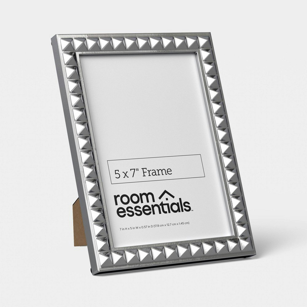 5x7-Inch Metal Studded Picture Frame: $8