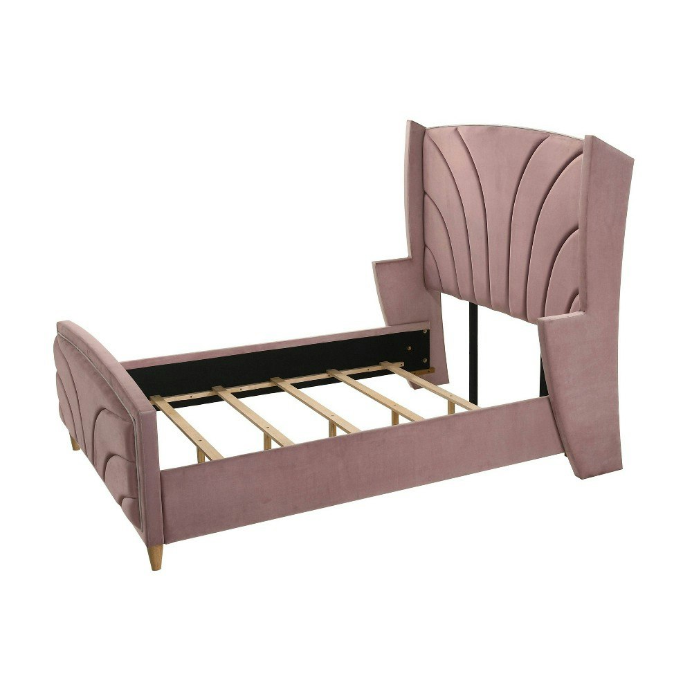 Acme Furniture Salonia Queen Velvet Bed: $704.99