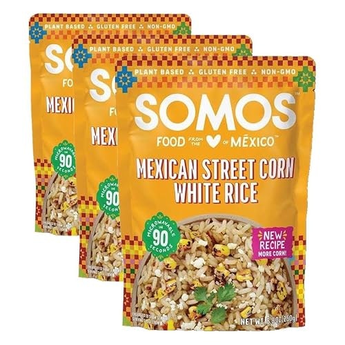 Somos Mexican Street Corn White Rice 8.8oz 3-Pack: $8.97