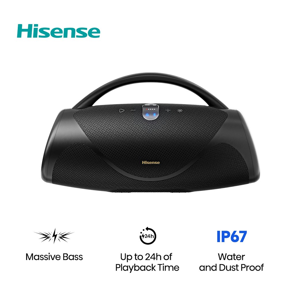 Hisense Portable Bluetooth Speaker: $299.99 Hisense Portable Bluetooth Speaker: $299.99