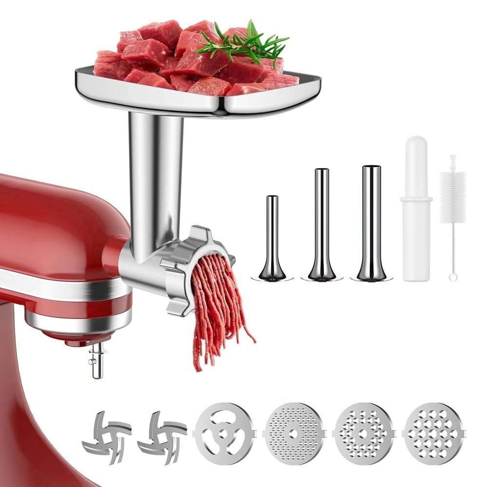 Tocokeid Metal Meat and Food Grinder Attachment for KitchenAid Stand Mixer: $33.99 Tocokeid Metal Meat and Food Grinder Attachment for KitchenAid Stand Mixer: $33.99
