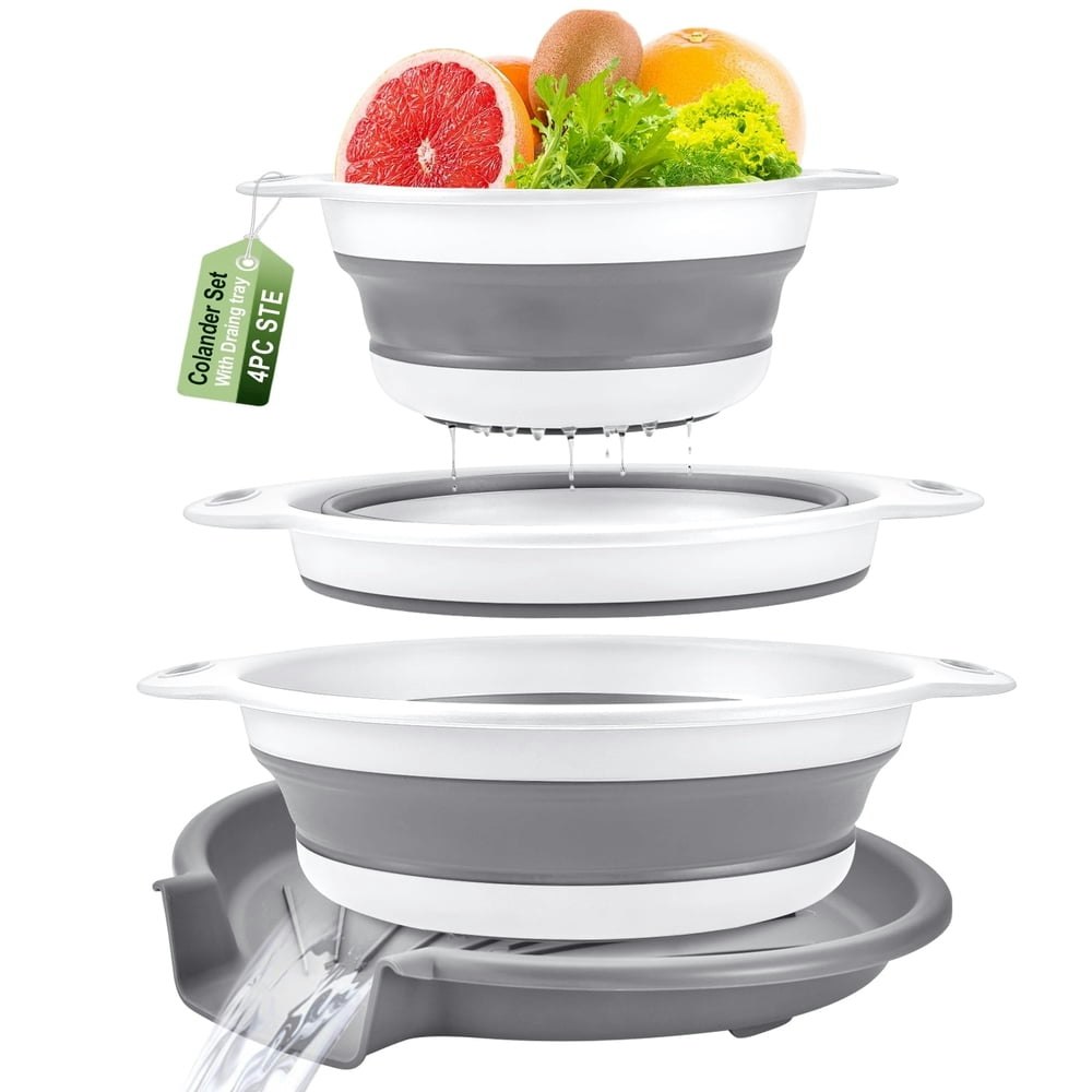 Wexlyn Collapsible Colander 3-Pack Set: $16.14