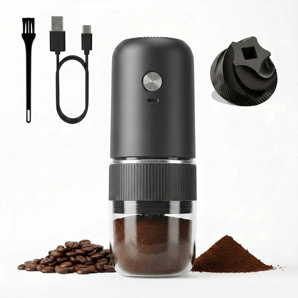 Portable Electric Burr Coffee Grinder: $24.89 Portable Electric Burr Coffee Grinder: $24.89