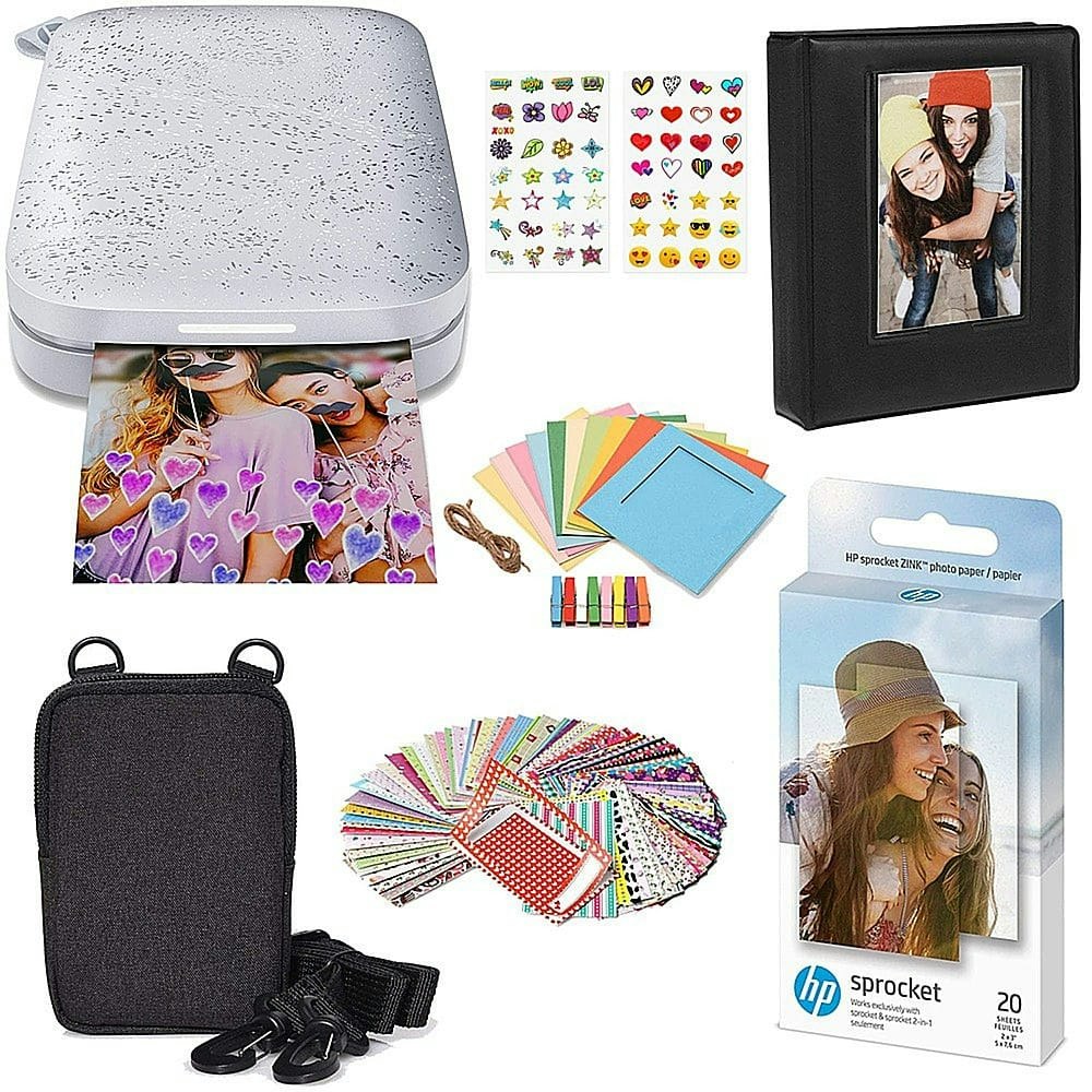 HP Sprocket Portable Photo Printer Gift Bundle: $119.99 HP Sprocket Portable Photo Printer Gift Bundle: $119.99