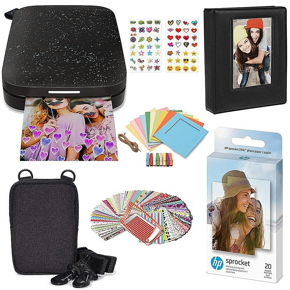HP Sprocket Portable Photo Printer Gift Bundle: $119.99 HP Sprocket Portable Photo Printer Gift Bundle: $119.99