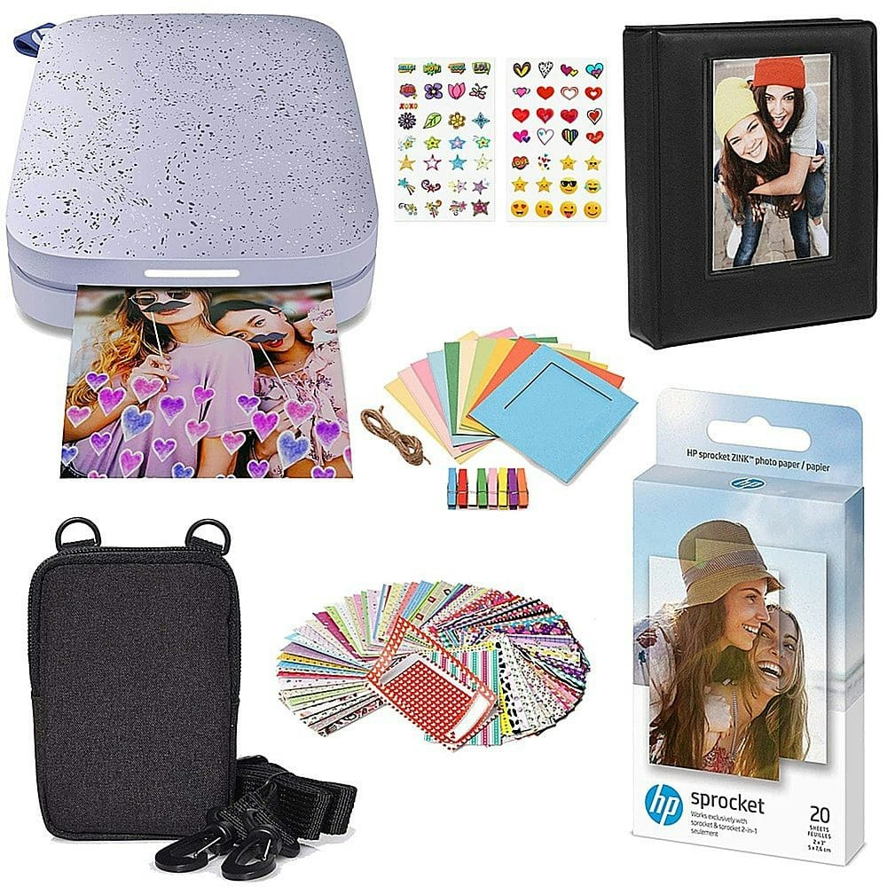 HP Sprocket Portable Photo Printer Gift Bundle: $119.99 HP Sprocket Portable Photo Printer Gift Bundle: $119.99
