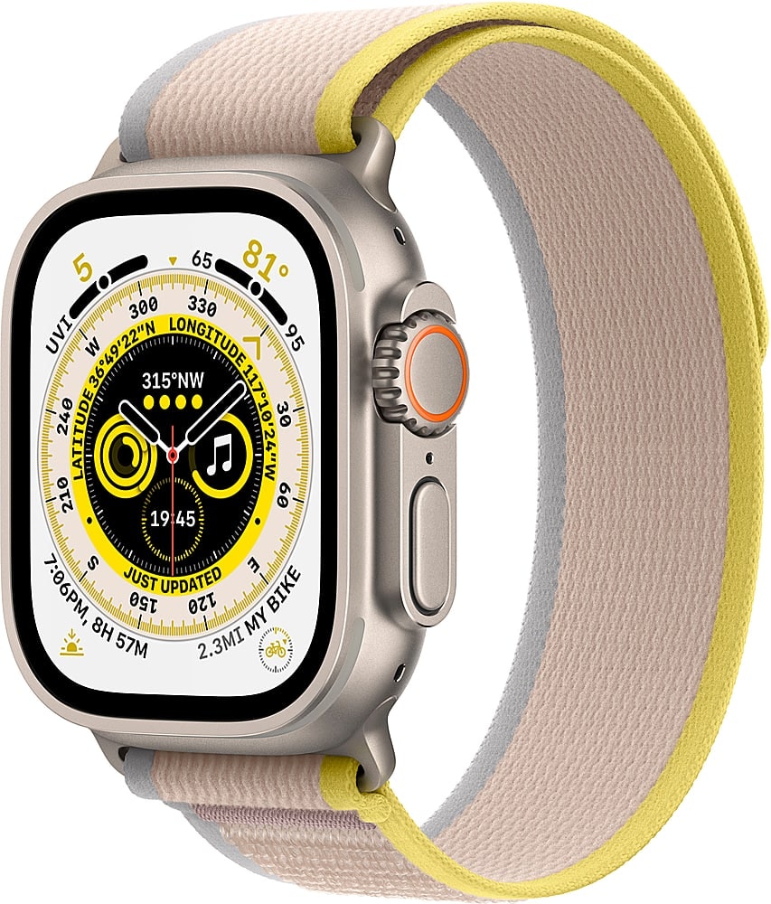 Apple Watch Ultra 49mm Titanium Case with Trail Loop: $299.99 Apple Watch Ultra 49mm Titanium Case with Trail Loop: $299.99