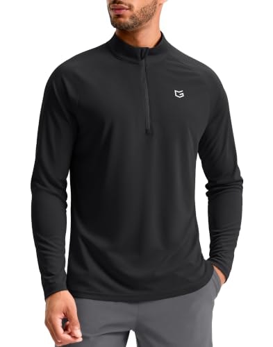 G Gradual Men's Quarter Zip Athletic Running Pullover: $14.99