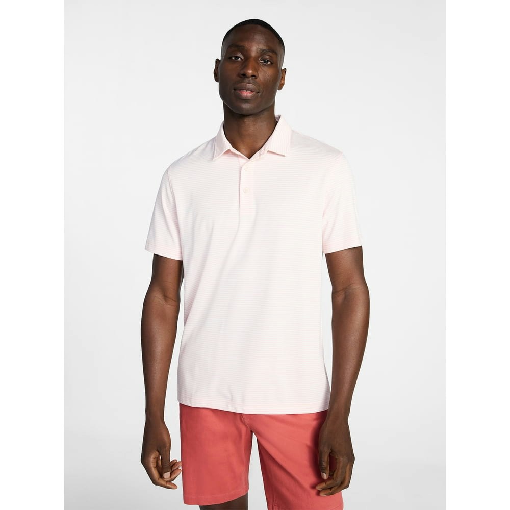 George Men's Relaxed Fit Short Sleeve Stretch Polo Shirt: $3.53
