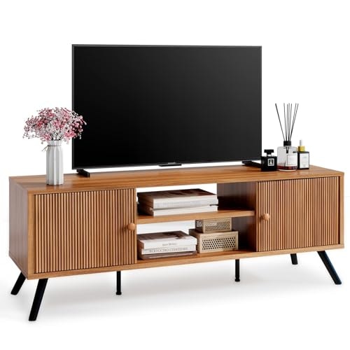 GTPLAYER Mid Century Modern TV Stand for 65-Inch TVs: $98.96