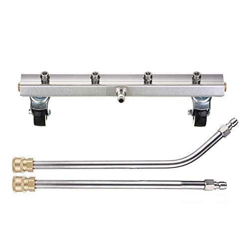 M Mingle 13-inch Pressure Washer Undercarriage Cleaner with 2 Extension Wands: $28.49