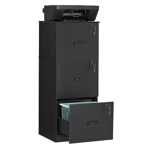 Vasagle 3-Drawer File Cabinet: $88.78
