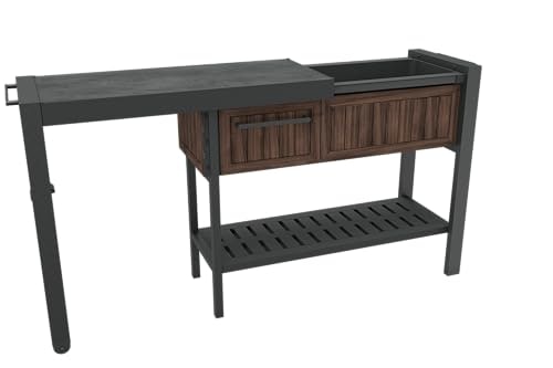 Keter Extendable Outdoor Bar Cart with Hidden Cooler: $369.99