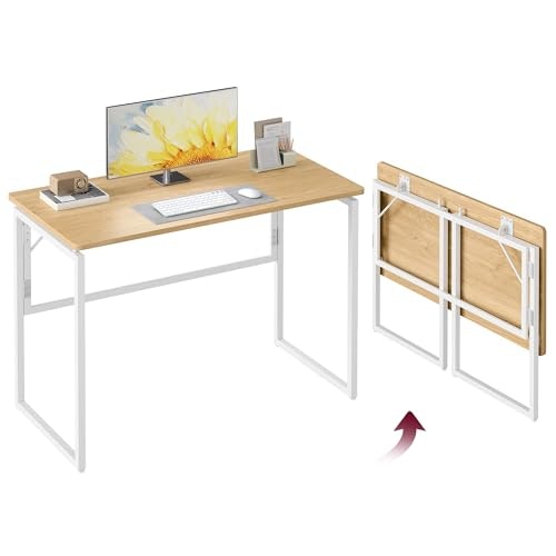 Vasagle 39.4-Inch Folding Computer Desk: $47.45 Vasagle 39.4-Inch Folding Computer Desk: $47.45