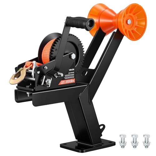 Vevor 3,500-lb Boat Trailer Winch Stand with 20ft Strap: $99.37