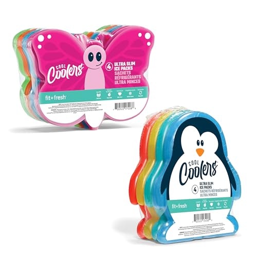 Fit & Fresh Kids Reusable Ice Packs 8-Pack: $15.19