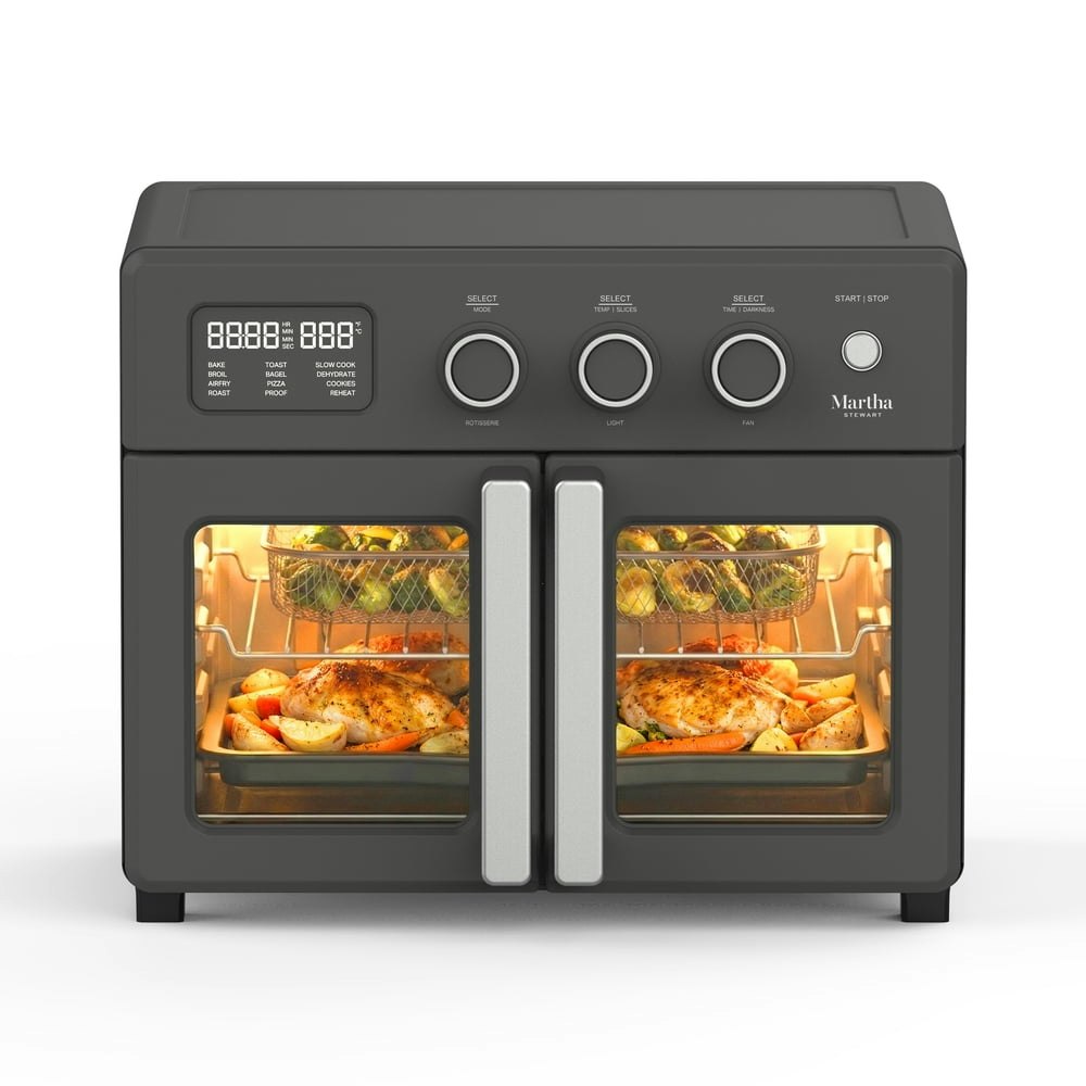 Martha Stewart 34-Quart French Door Air Fryer Toaster Oven: $246.23