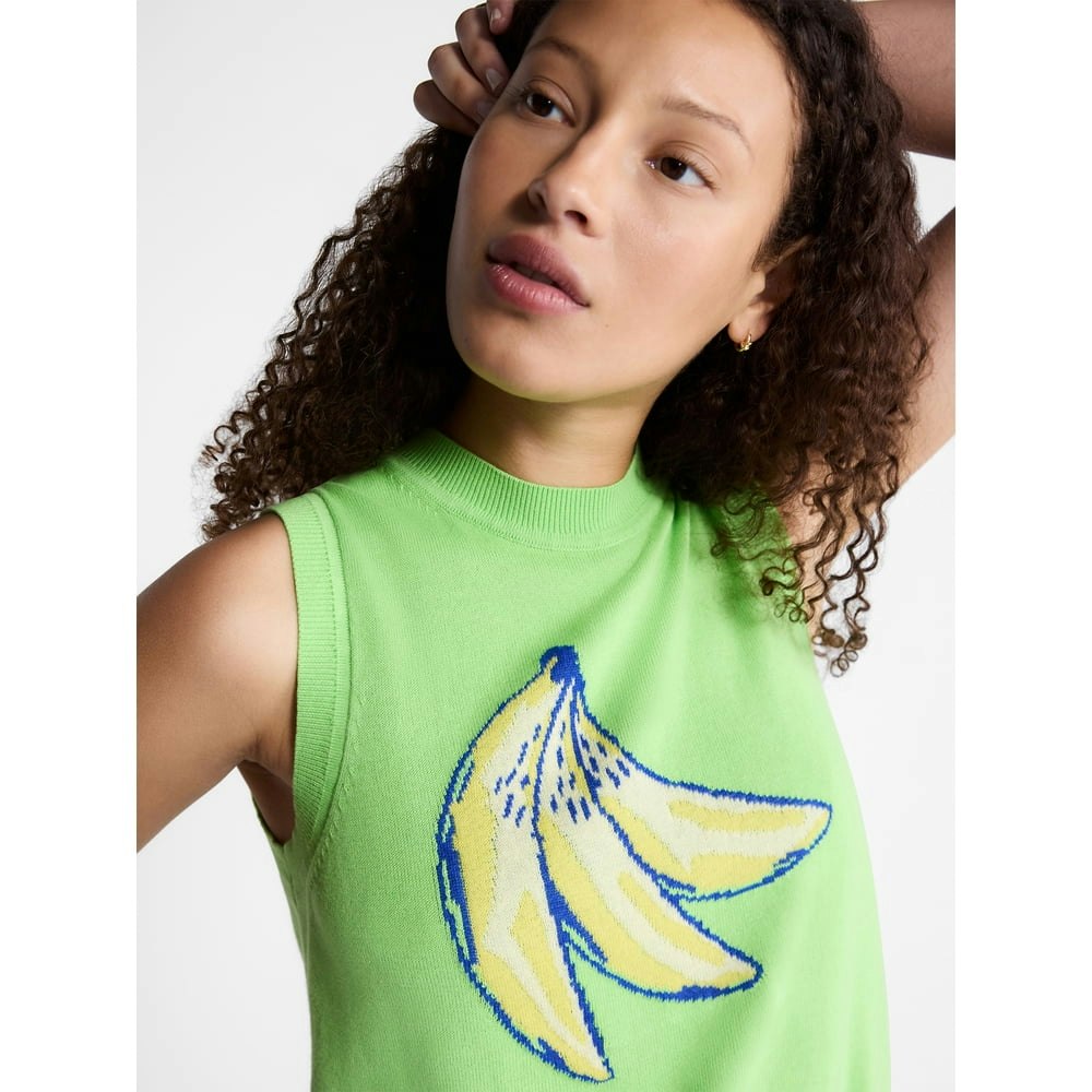 Free Assembly Women's Graphic Sweater Shell: $10.77