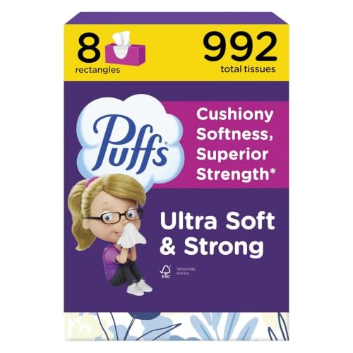 Puffs Ultra Soft Facial Tissues 8-Pack: $11.94