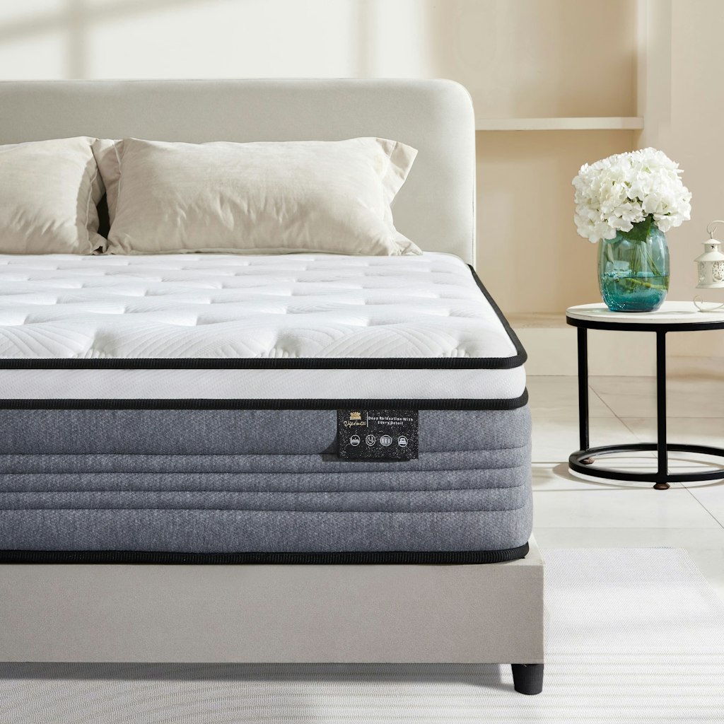 Giovanly 12" Queen Hybrid Mattress in a Box: $153