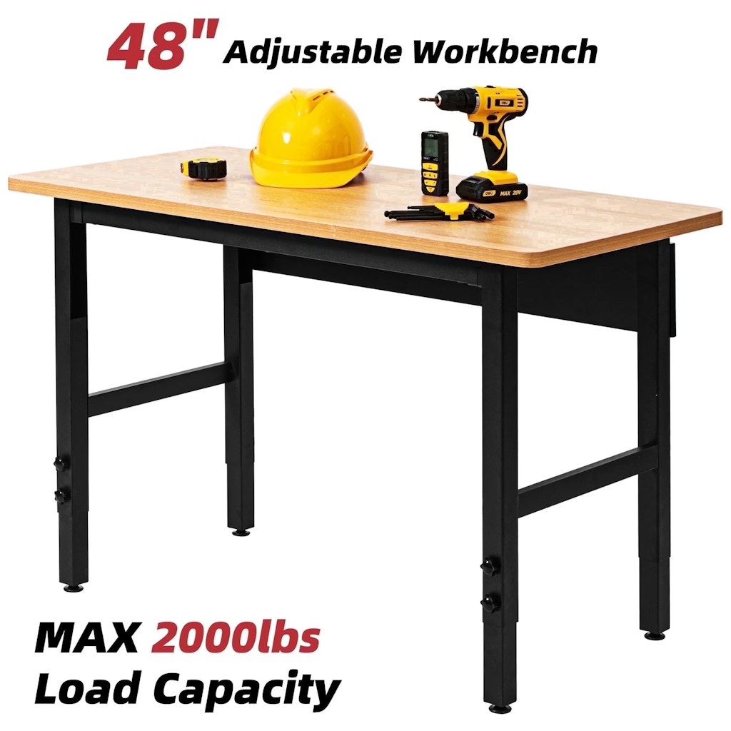 Spanspace 48" Adjustable Garage Workbench: $90