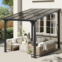 Aoxun 8x10-Foot Wall-Mounted Gazebo for $210 + $19.99 s&h