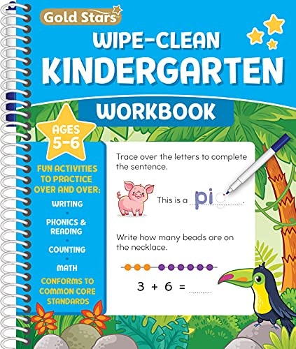 Wipe Clean Kindergarten Workbook: $9.22 Wipe Clean Kindergarten Workbook: $9.22